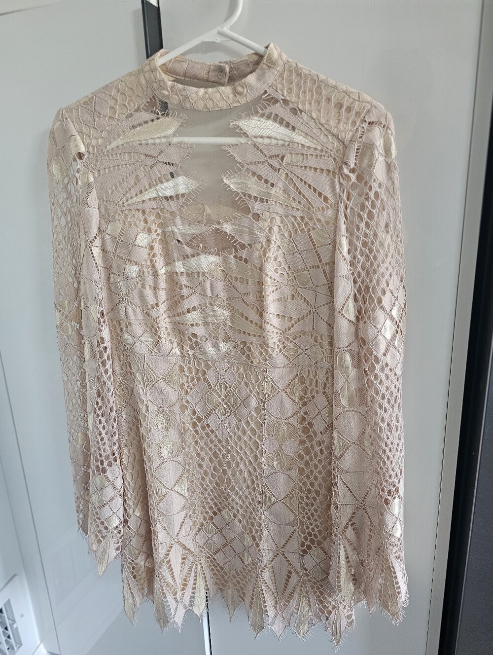 FREE PEOPLE Women Deco Lace Mini Combo Dress | Size 4 NWOT - Picture 3 of 15